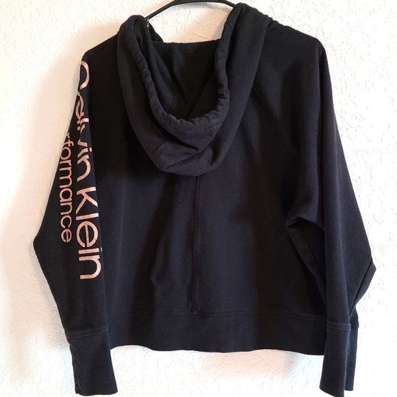 Calvin Klein Performance Women's Black Zipper Hoodie, M - Picture 4 of 4